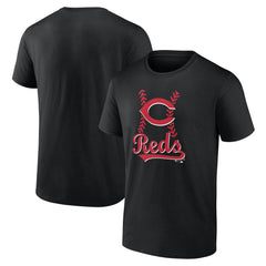 Black Cincinnati Reds Fastball T-Shirt