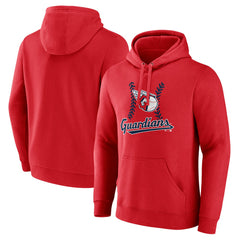 Red Cleveland Guardians Fastball Pullover Hoodie