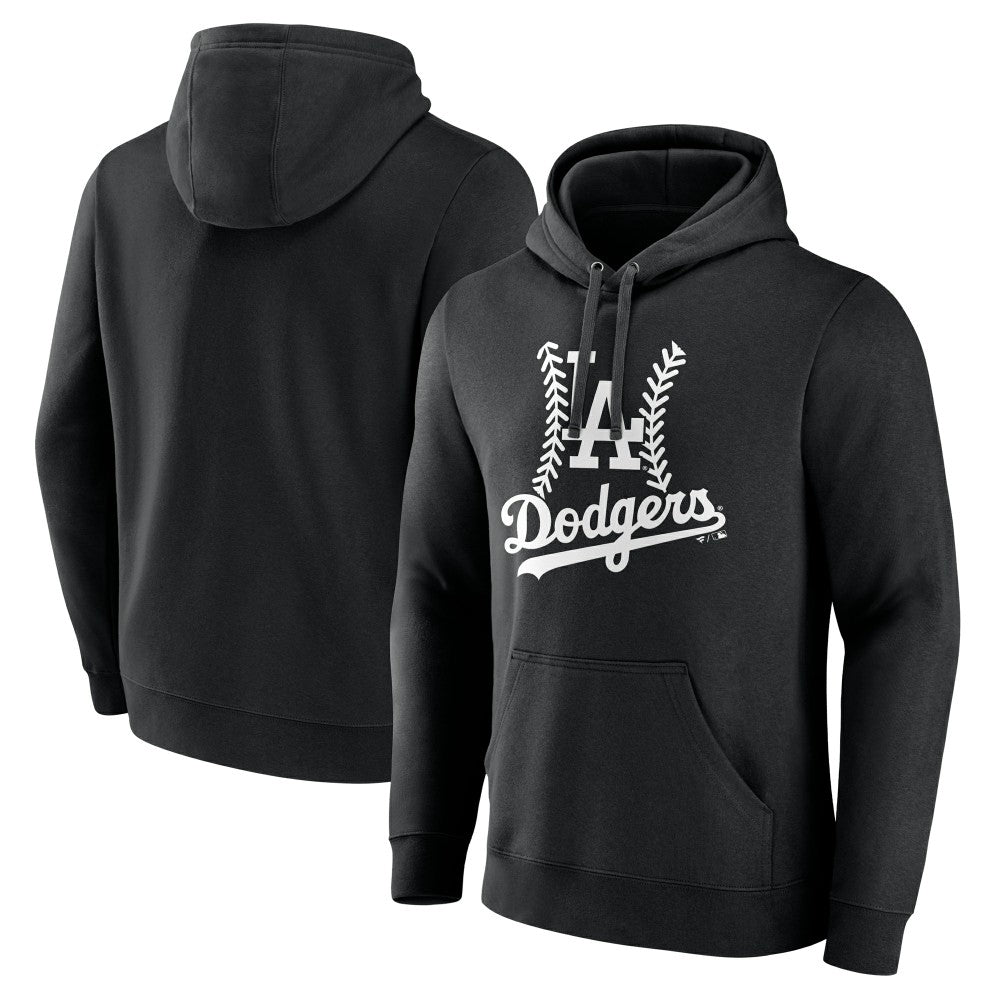 Black Los Angeles Dodgers Fastball Pullover Hoodie