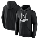Black Los Angeles Dodgers Fastball Pullover Hoodie