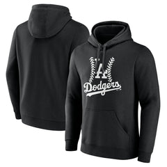Black Los Angeles Dodgers Fastball Pullover Hoodie