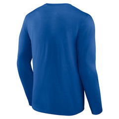 Royal Philadelphia Phillies Fastball Long Sleeve T-Shirt