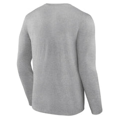 Gray Atlanta Braves Fastball Long Sleeve T-Shirt