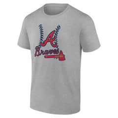 Heather Gray Atlanta Braves Fastball T-Shirt