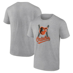 Heather Gray Baltimore Orioles Fastball T-Shirt