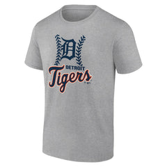 Heather Gray Detroit Tigers Fastball T-Shirt