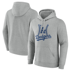 Gray Los Angeles Dodgers Fastball Pullover Hoodie