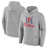 Gray Philadelphia Phillies Fastball Pullover Hoodie