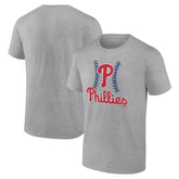 Heather Gray Philadelphia Phillies Fastball T-Shirt