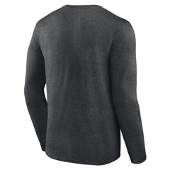 Charcoal Cincinnati Reds Monochrome Long Sleeve T-Shirt