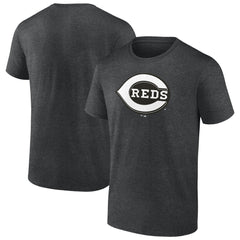 Charcoal Cincinnati Reds Monochrome T-Shirt