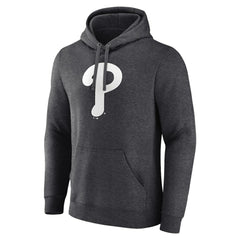 Charcoal Philadelphia Phillies Monochrome Pullover Hoodie