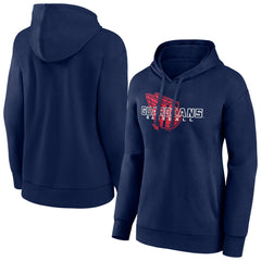 Navy Cleveland Guardians Women's Stellar Pullover Hoodie