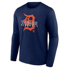Navy Detroit Tigers Stellar Long Sleeve T-Shirt