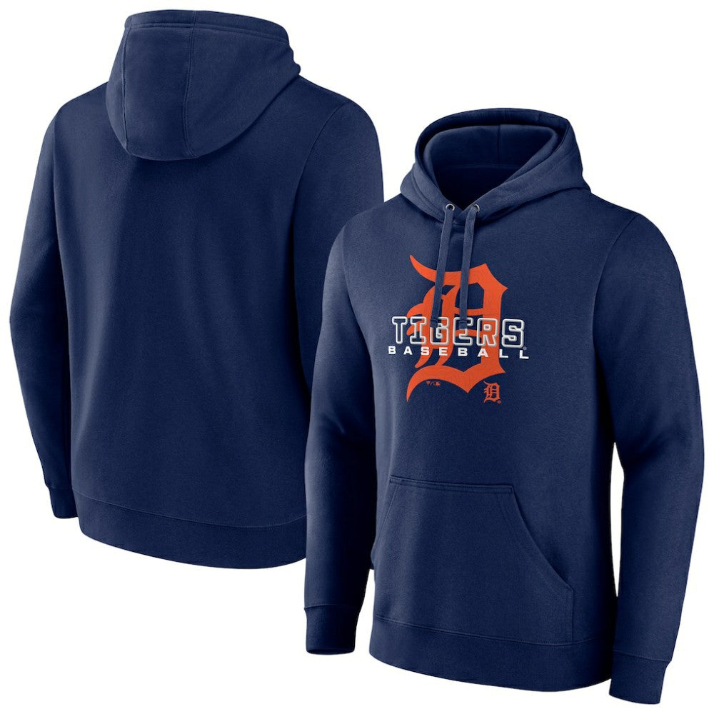 Navy Detroit Tigers Stellar Pullover Hoodie