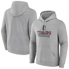 Gray Detroit Tigers Evanston Stencil Pullover Hoodie