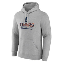 Gray Detroit Tigers Evanston Stencil Pullover Hoodie