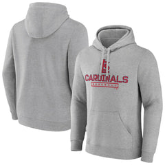 Gray St. Louis Cardinals Evanston Stencil Pullover Hoodie