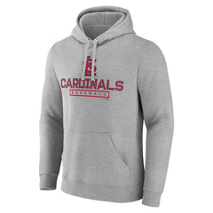Gray St. Louis Cardinals Evanston Stencil Pullover Hoodie