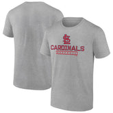 Heather Gray St. Louis Cardinals Evanston Stencil T-Shirt