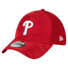 Red Philadelphia Phillies New Era Subtle Camo 39THIRTY Flex Hat