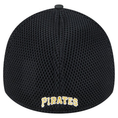 Black Pittsburgh Pirates New Era Subtle Camo 39THIRTY Flex Hat
