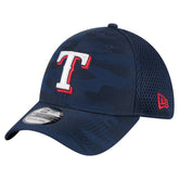 Navy Texas Rangers New Era Subtle Camo 39THIRTY Flex Hat
