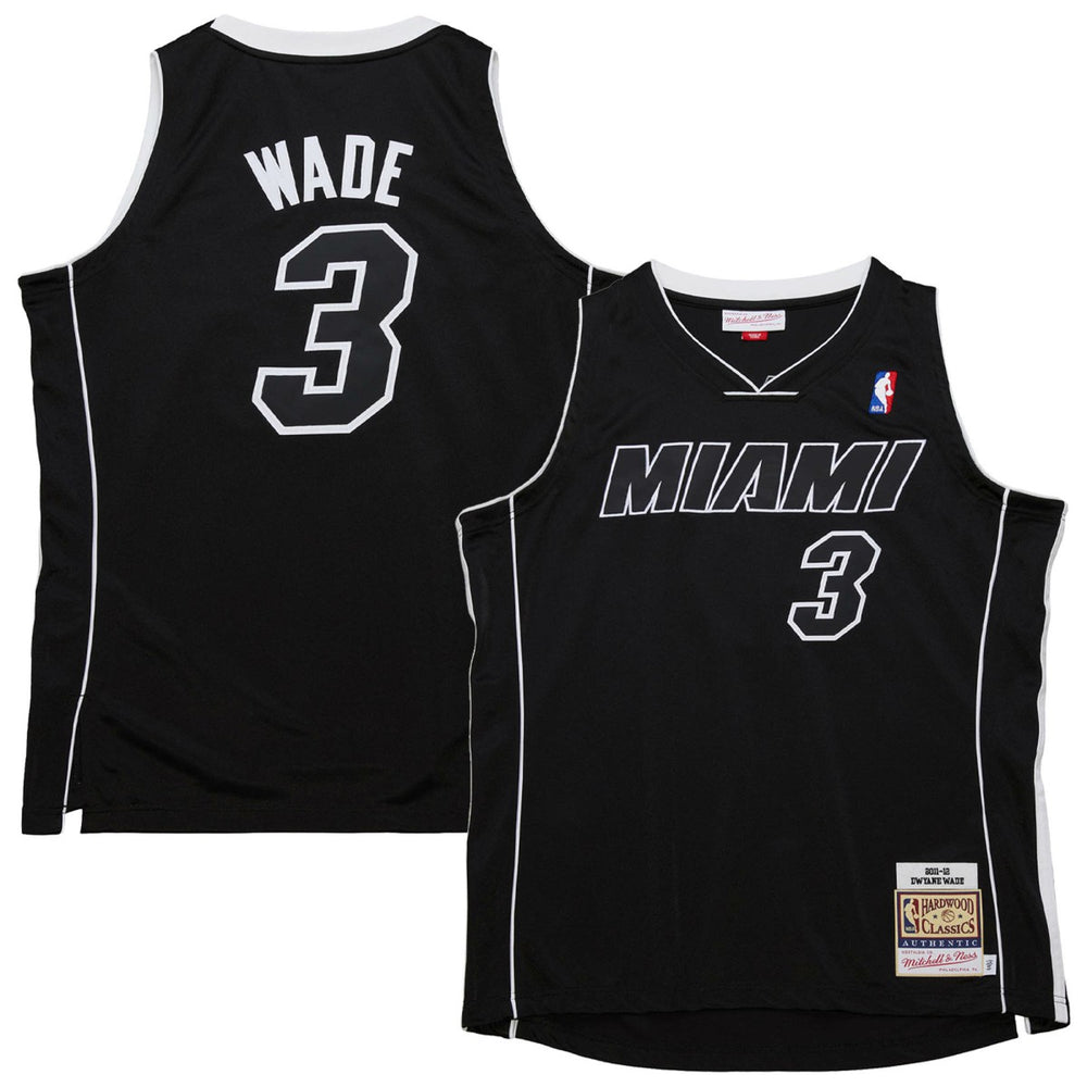 Mitchell & Ness Dwyane Wade Miami Heat 2011/12 Hardwood Classics Authentic Jersey