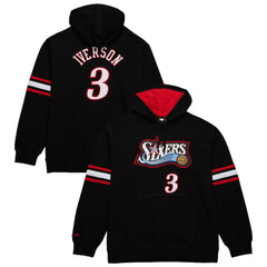 Mitchell & Ness Allen Iverson Philadelphia 76ers Name & Number Pullover Hoodie