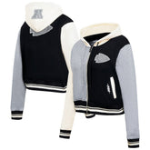 Pro Standard Women's Reverse French Terry Colorblock Full-Zip Hoodie - Kansas City Chiefs Hoodies