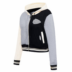 Pro Standard Women's Reverse French Terry Colorblock Full-Zip Hoodie - Kansas City Chiefs Hoodies