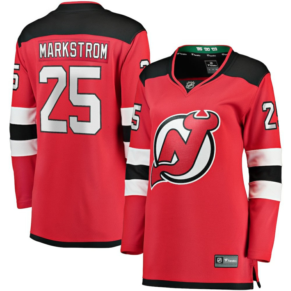 NHL Jacob Markstrom New Jersey Devils Fanatics Women's Home Breakaway Jersey