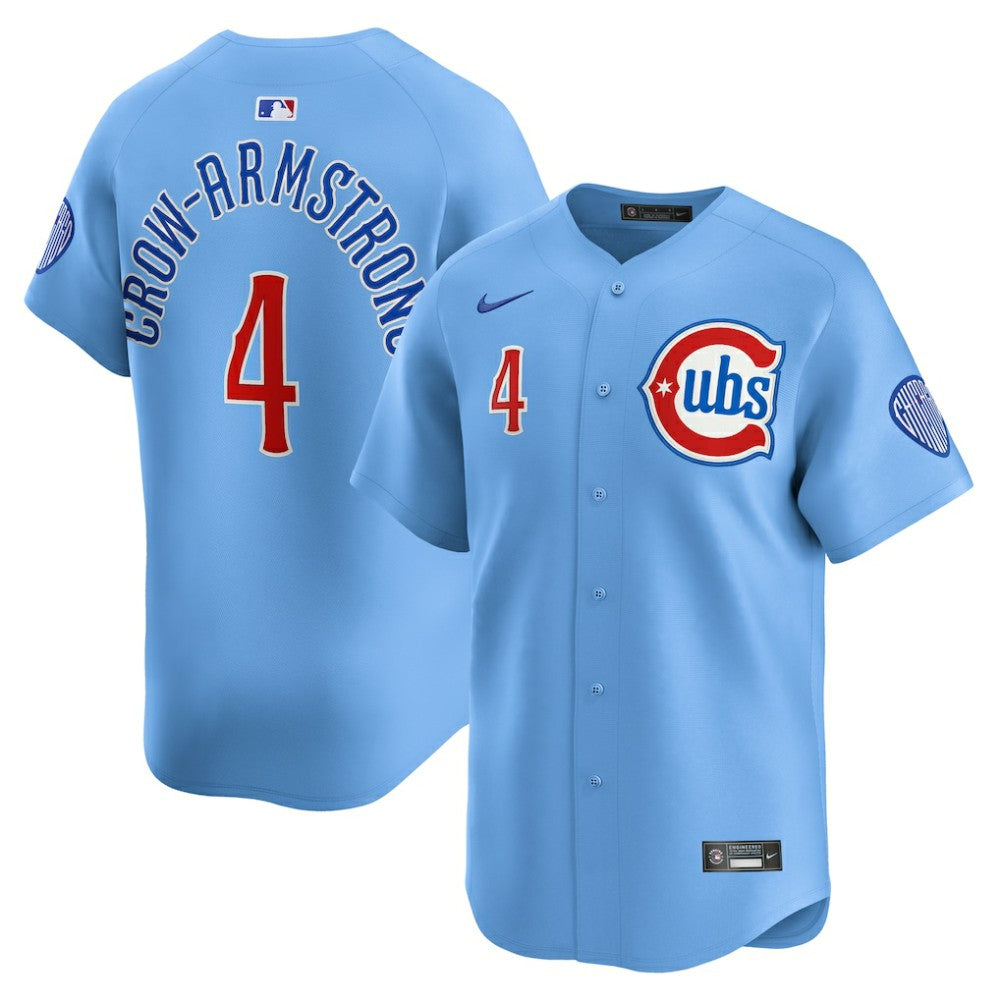Light Blue Pete Crow-Armstrong Chicago Cubs Nike Alternate Limited Player Jersey
