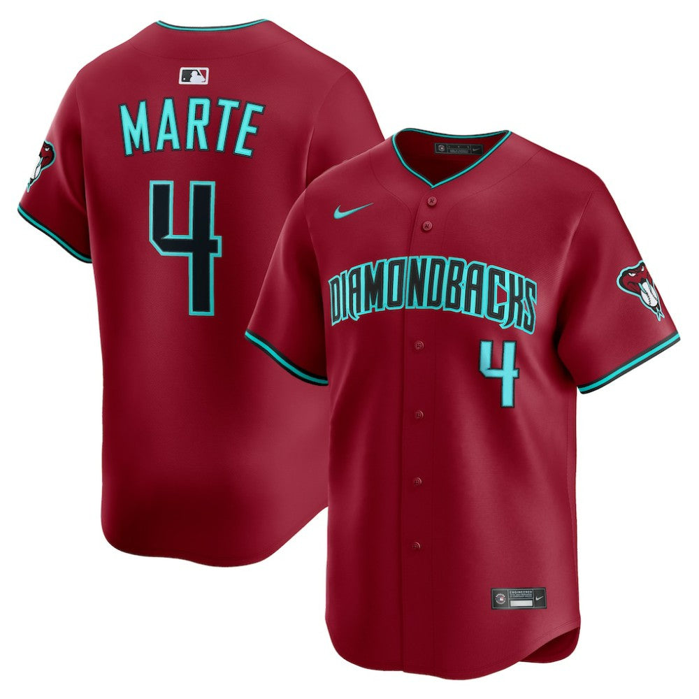 Red Ketel Marte Arizona Diamondbacks Nike Alternate 2 Limited Player Jersey