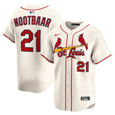 Cream Lars Nootbaar St. Louis Cardinals Nike Alternate 2 Limited Jersey