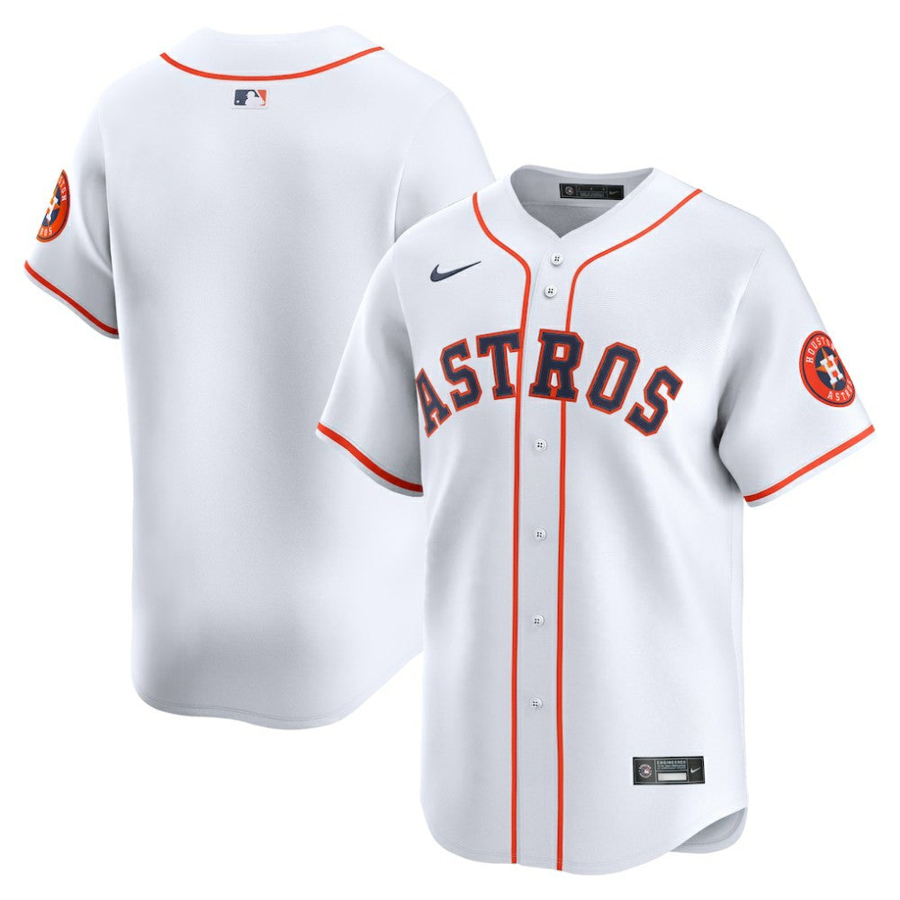 White Houston Astros Nike Home Limited Jersey
