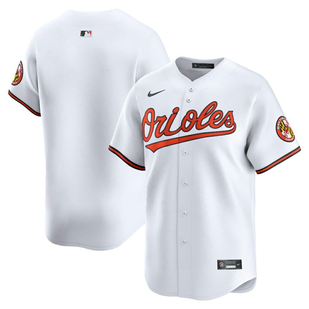 White Baltimore Orioles Nike Home Limited Jersey