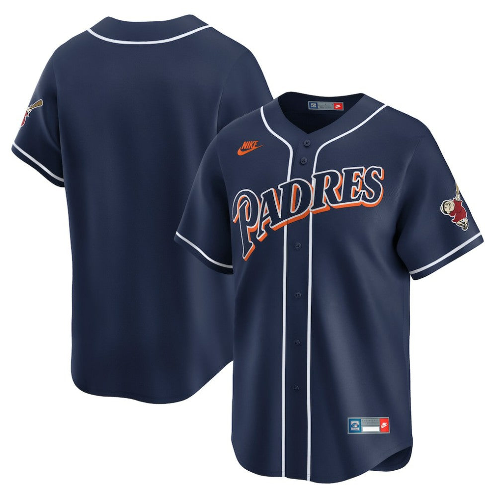 Navy San Diego Padres Nike Cooperstown Collection Limited Jersey