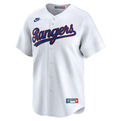 White Texas Rangers Nike Cooperstown Collection Limited Jersey