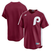 Maroon Philadelphia Phillies Nike Cooperstown Collection Limited Jersey