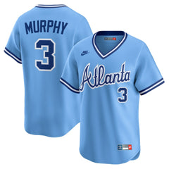 Light Blue Dale Murphy Atlanta Braves Nike Throwback Cooperstown Collection Limited Jersey