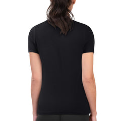 Black Cincinnati Reds G-III 4Her by Carl Banks Women's Super-Slim Fit Lightweight Flowers Graphic T-Shirt