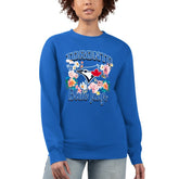 Royal Toronto Blue Jays G-III 4Her by Carl Banks Women's Flowers Graphic Pullover Sweatshirt