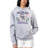 Heather Gray Colorado Rockies G-III 4Her by Carl Banks Women's Flowers Graphic Pullover Hoodie