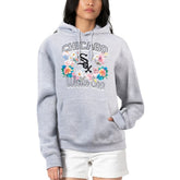 Heather Gray Chicago White Sox G-III 4Her by Carl Banks Women's Flowers Graphic Pullover Hoodie