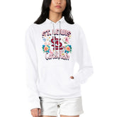 White St. Louis Cardinals G-III 4Her by Carl Banks Women's Flowers Graphic Pullover Hoodie