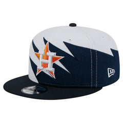 Navy/White Houston Astros New Era Jagged 9FIFTY Snapback Hat