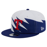 Royal/White Texas Rangers New Era Jagged 9FIFTY Snapback Hat