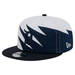 Navy/White Detroit Tigers New Era Jagged 9FIFTY Snapback Hat