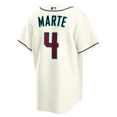 Cream Ketel Marte Arizona Diamondbacks Nike Home Replica Jersey